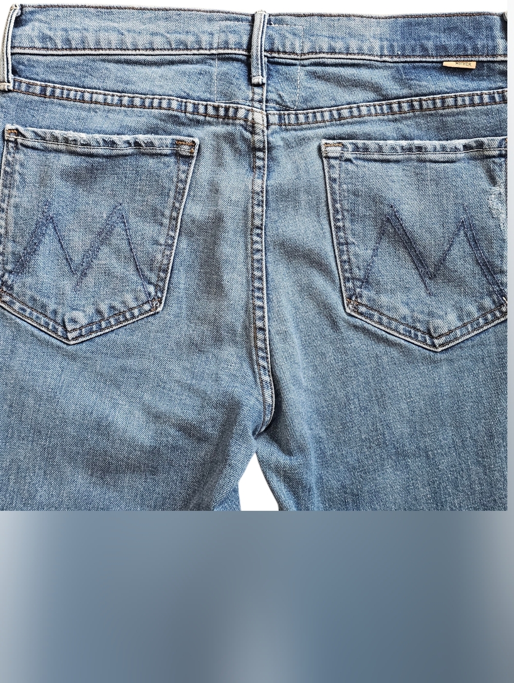 MOTHER Superior The Rascal Ankle 'A Little Dirt Never Hurt' Women's Jeans, 31 - Picture 10 of 15